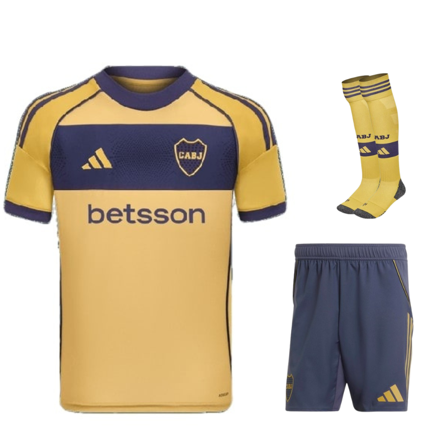 Kit Bambino Boca Juniors Away + calzettoni 2025/2026