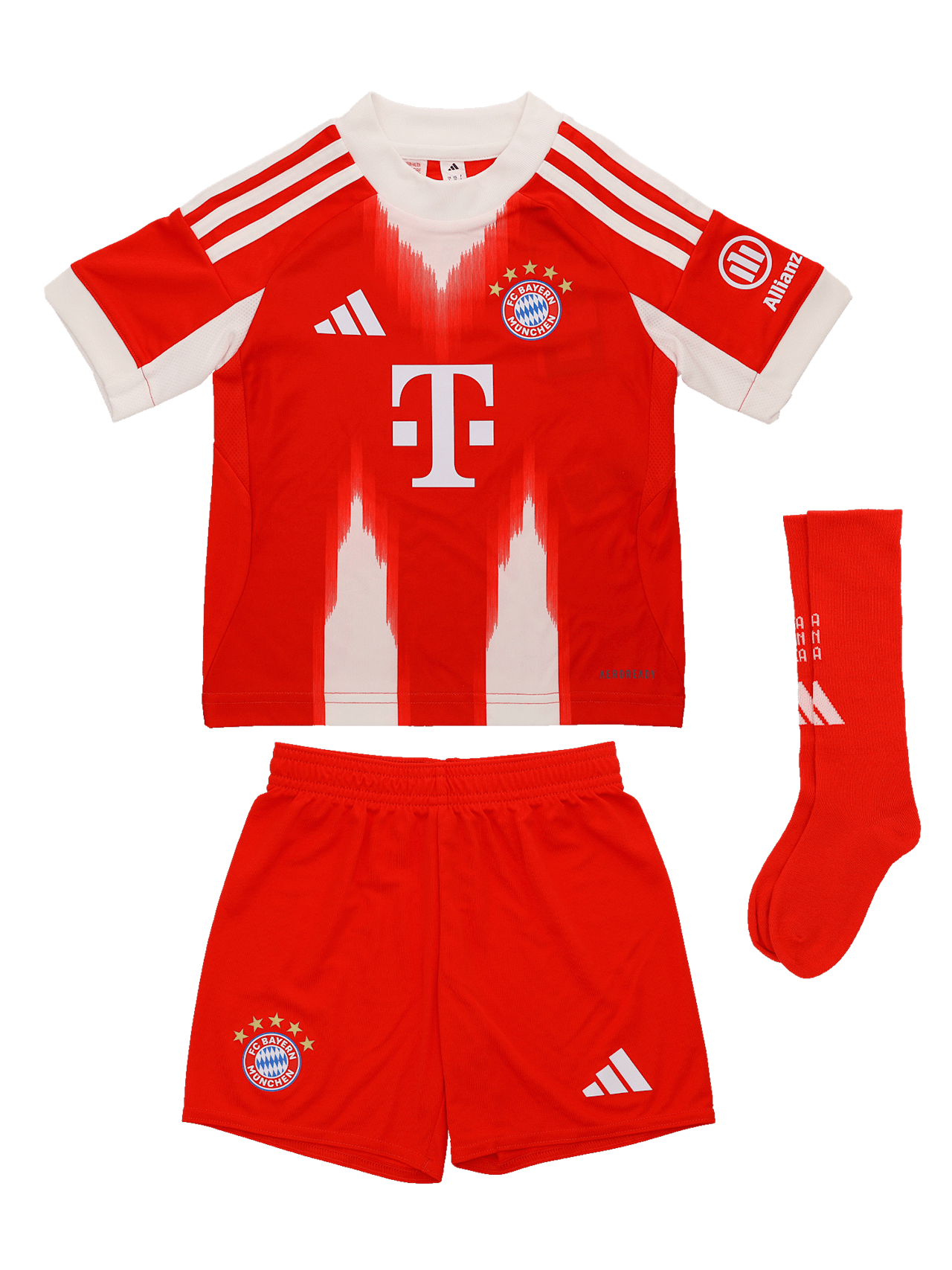Kit Bayer Monaco Home 2025/2026 Bambino + Calzettoni