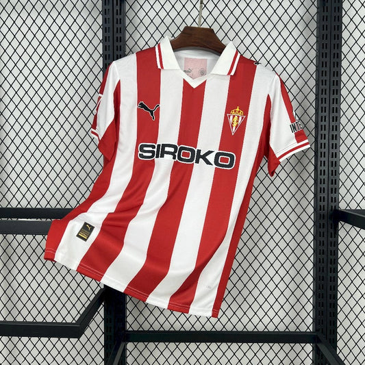 Maglia Villareal Sporting Gijon Home 2025/2026 Adulto