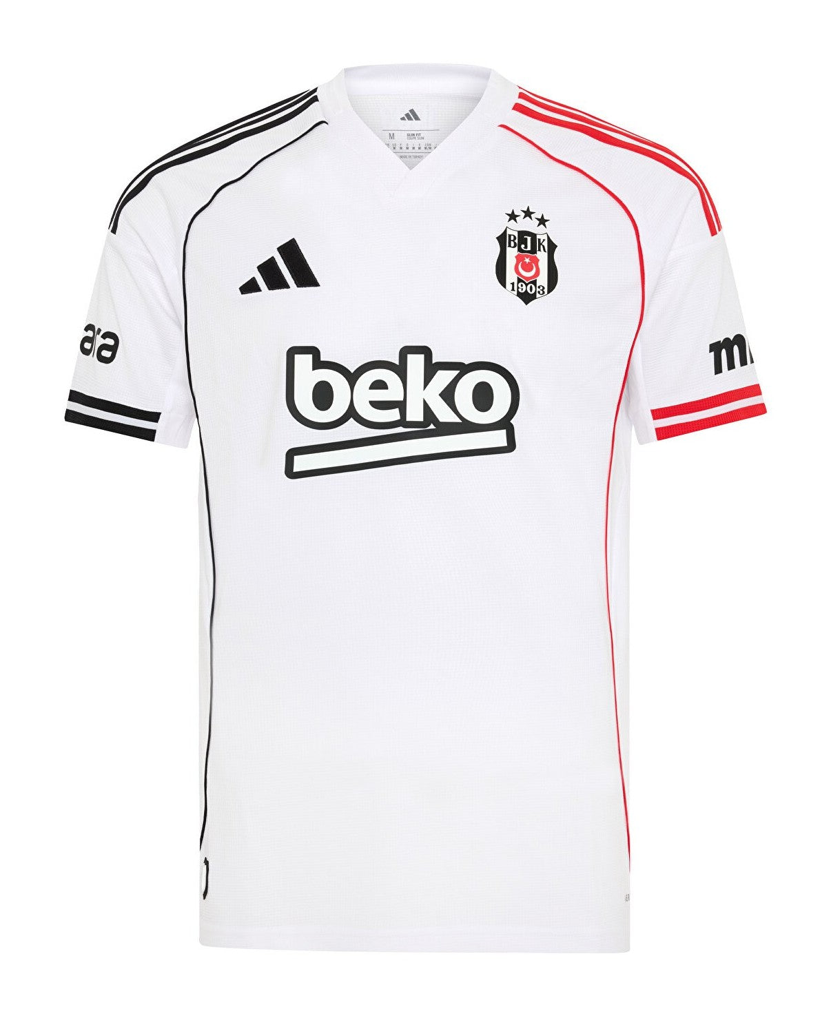 Maglia Besiktas Home versione Stadio 2025/2026 Adulto