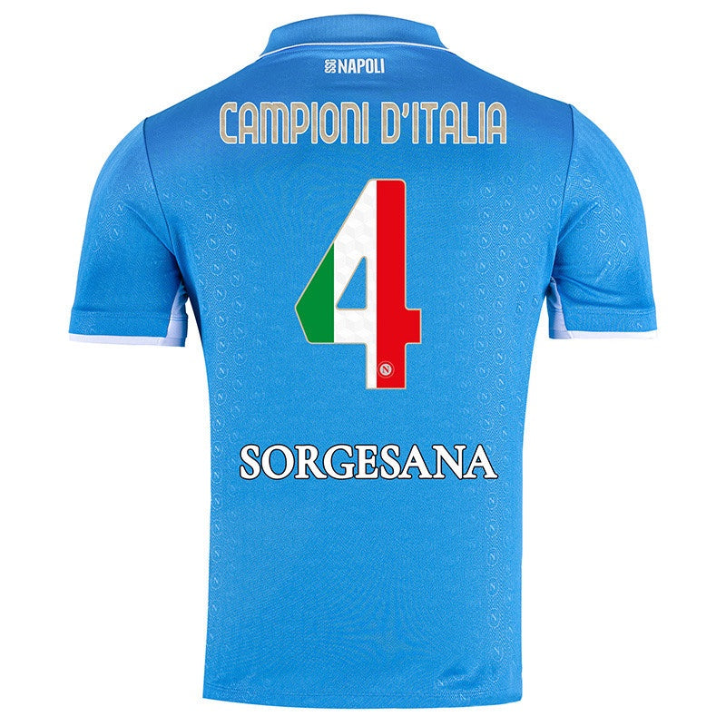 Maglia Napoli Home versione Celebrativa Scudetto 2024/2025 Adulto