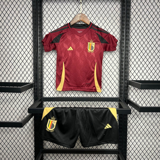 Kit Bambino Nazionale Belgio Home 2025