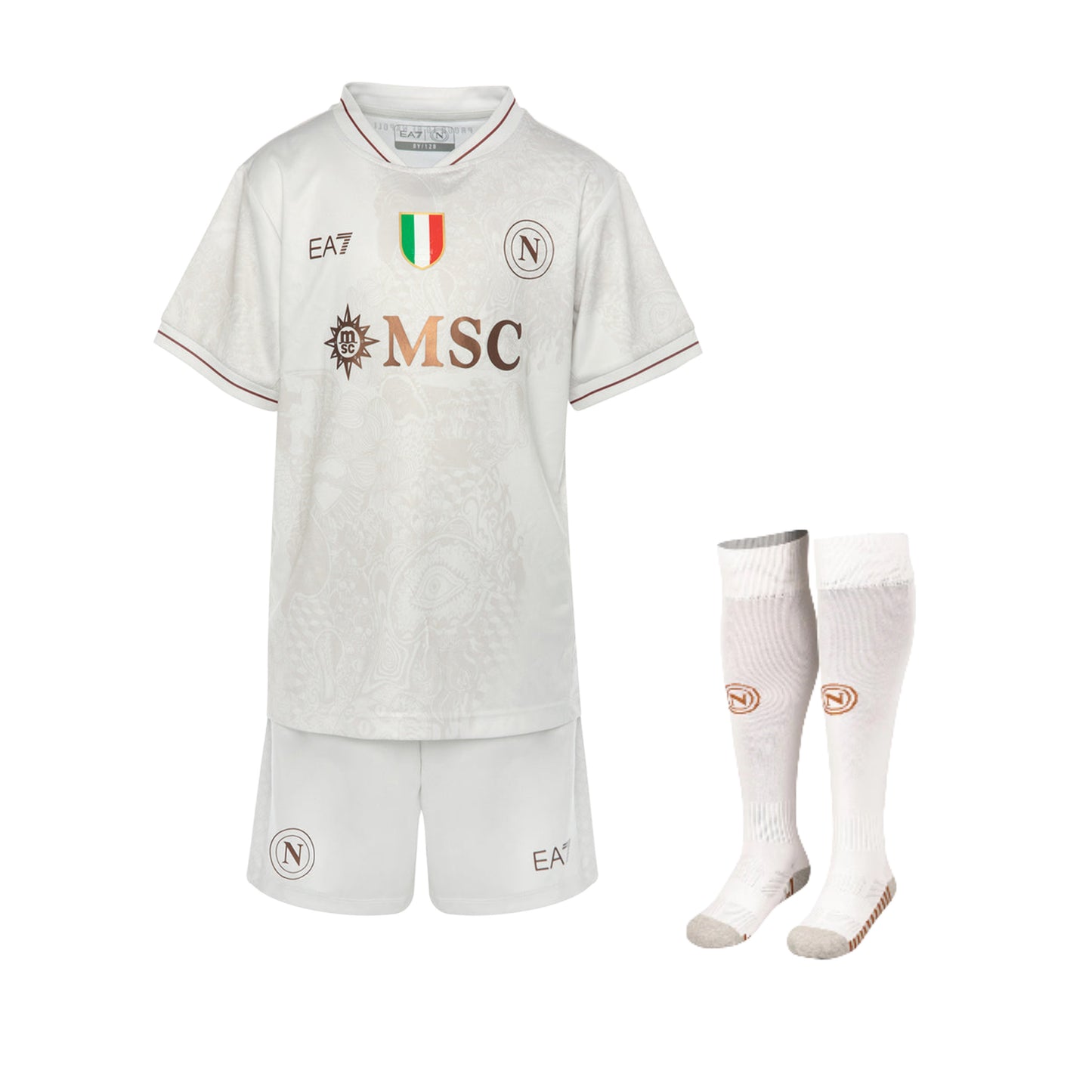 Kit Bambino Napoli Away 2025/2026 + Calzettoni