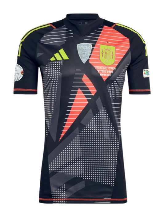 Maglia Nazionale Spagna Home Portiere 2025 versione Stadio Adulto