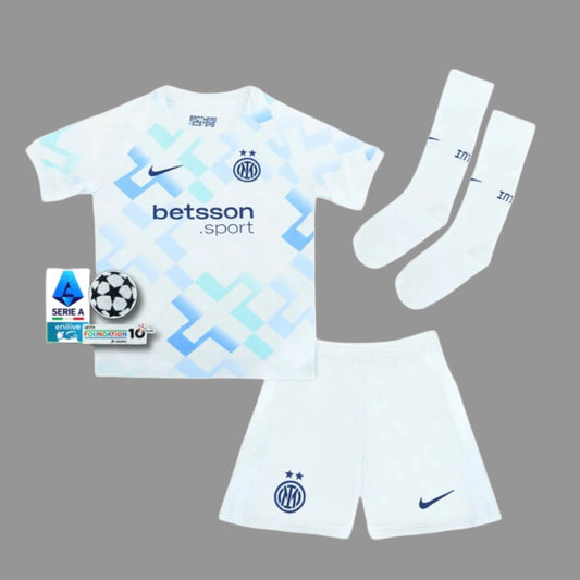 Kit Inter Away Bambino 2025/2026 con calzettoni