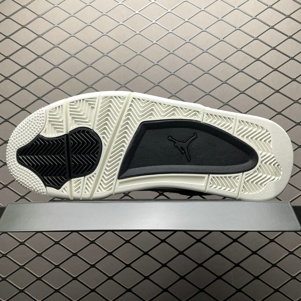 Scarpe Sneakers Jordan 4 Pony hair black