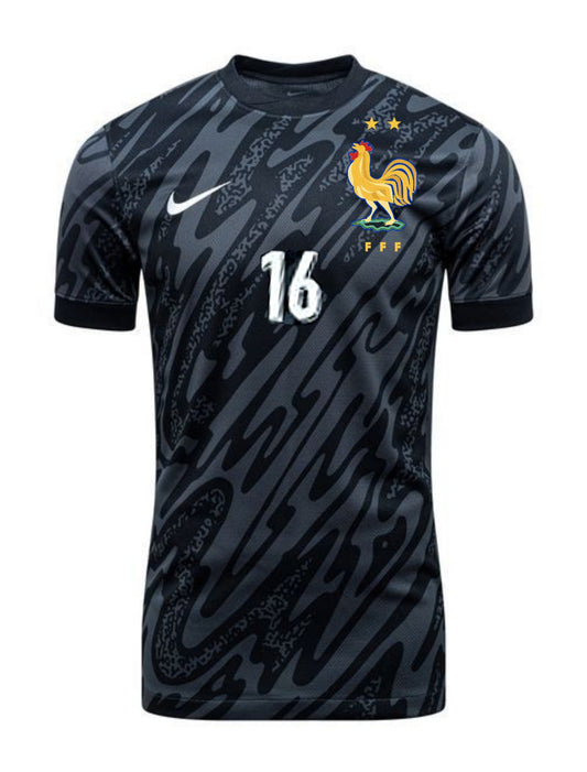 Maglia Nazionale Francia Portiere Home Versione Player 2025 Adulto