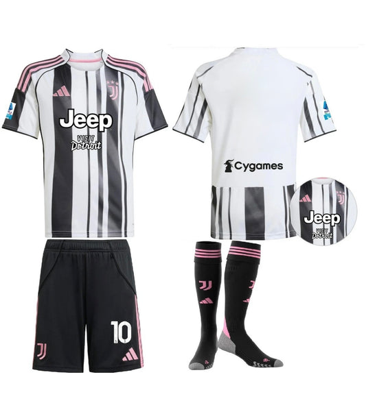 Kit Adulto Bianconeri Home + calzettoni 2025/2026