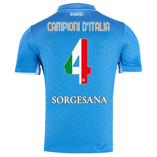 Maglia Napoli Home versione Celebrativa Scudetto 2024/2025 Adulto