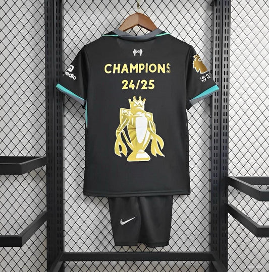 Kit Bambino Liverpool Third
 versione Campionato Vinto 2024/2025