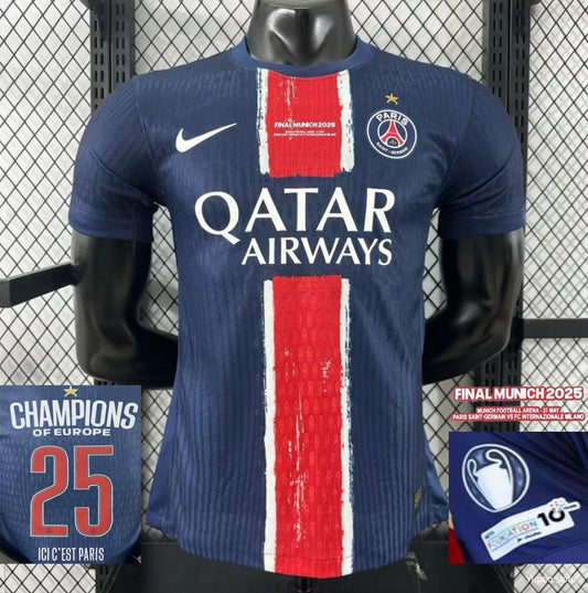 Maglia Paris Saint Germain Home Finale Champions versione Player 2024/2025