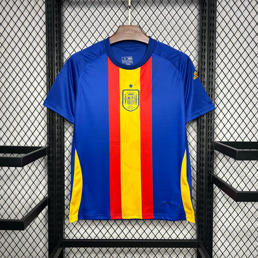 Maglia Nazionale Spagna Prematch 2025 versione Stadio Adulto