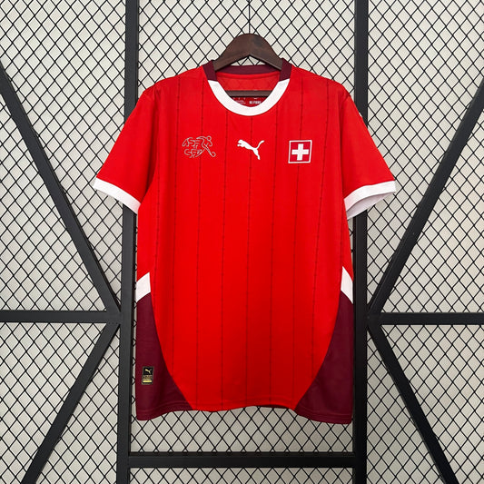 Maglia Nazionale Svizzera Home Versione Stadio 2025 Adulto