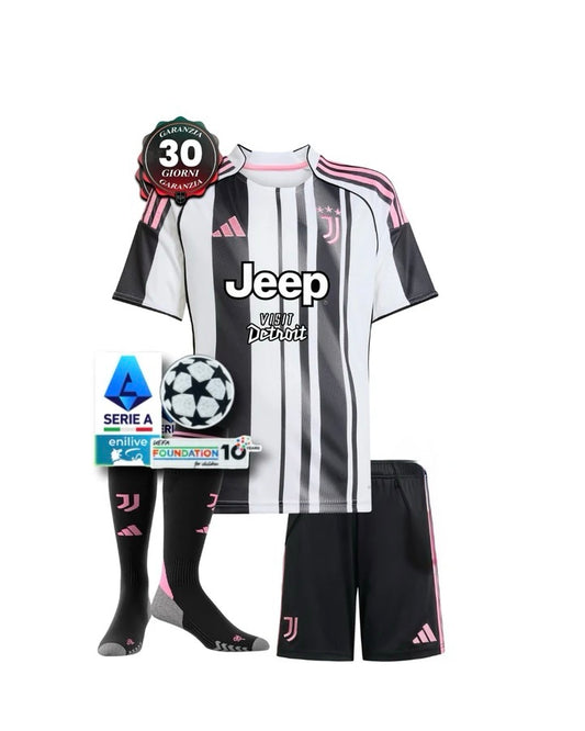 Kit Bambino Bianconeri Home compreso Calzettoni 2025/2026
